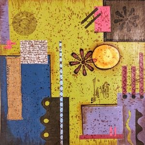 ORIGINAL ART on Cotton Art Paper 12" x 12"